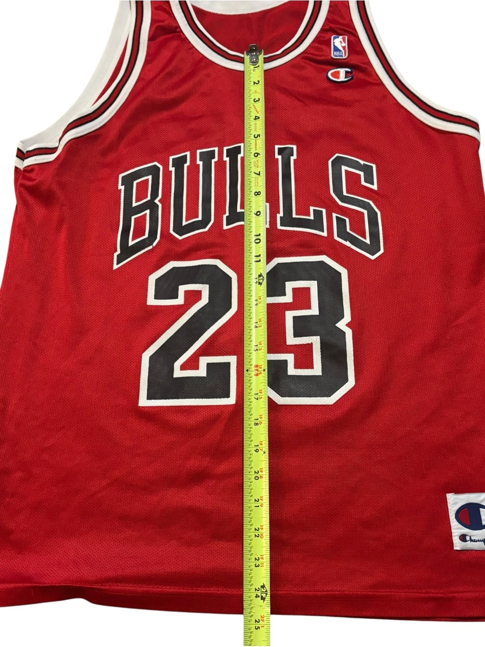 Champion Chicago Bulls #23 Red Basketball Jersey - Picture 7 of 8